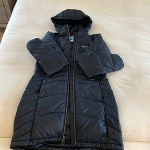 Columbia Lightweight Parka. Size small, black